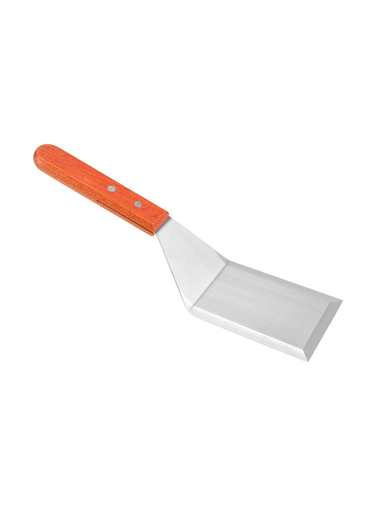 Hamburger Turner - Houten Handvat - RVS - L 28.5 x B 7 CM - G-Line