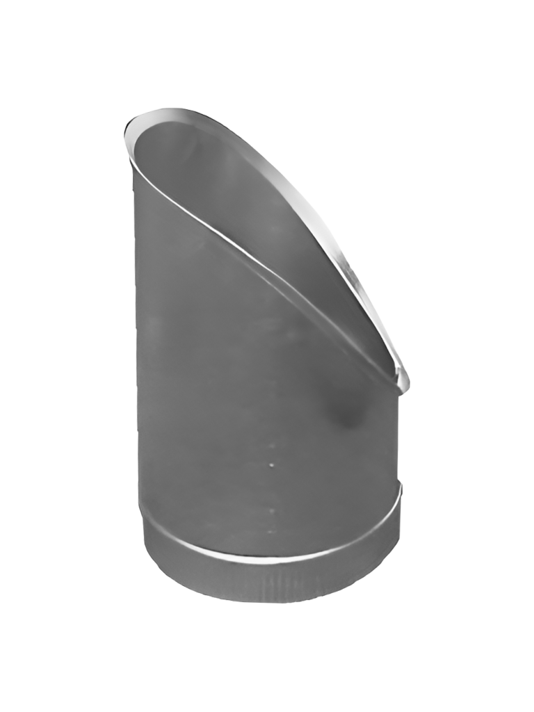 T-pièce canalisations - Ronde - Oblique - 90° - Aluminium - G-Line