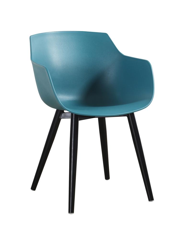 Chaise traiteur - Simone - Pétrole / Noir - G-Line