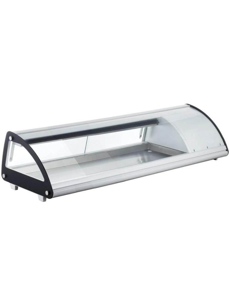 Vitrine à sushi GN 1/3 63L - Inox - H 33 X 45 X 130.7 CM - Arktic - 233757