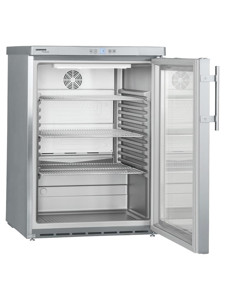 Réfrigérateur traiteur - Inox - 148 Litres - 1 porte - Liebherr - FKUv 1663-24