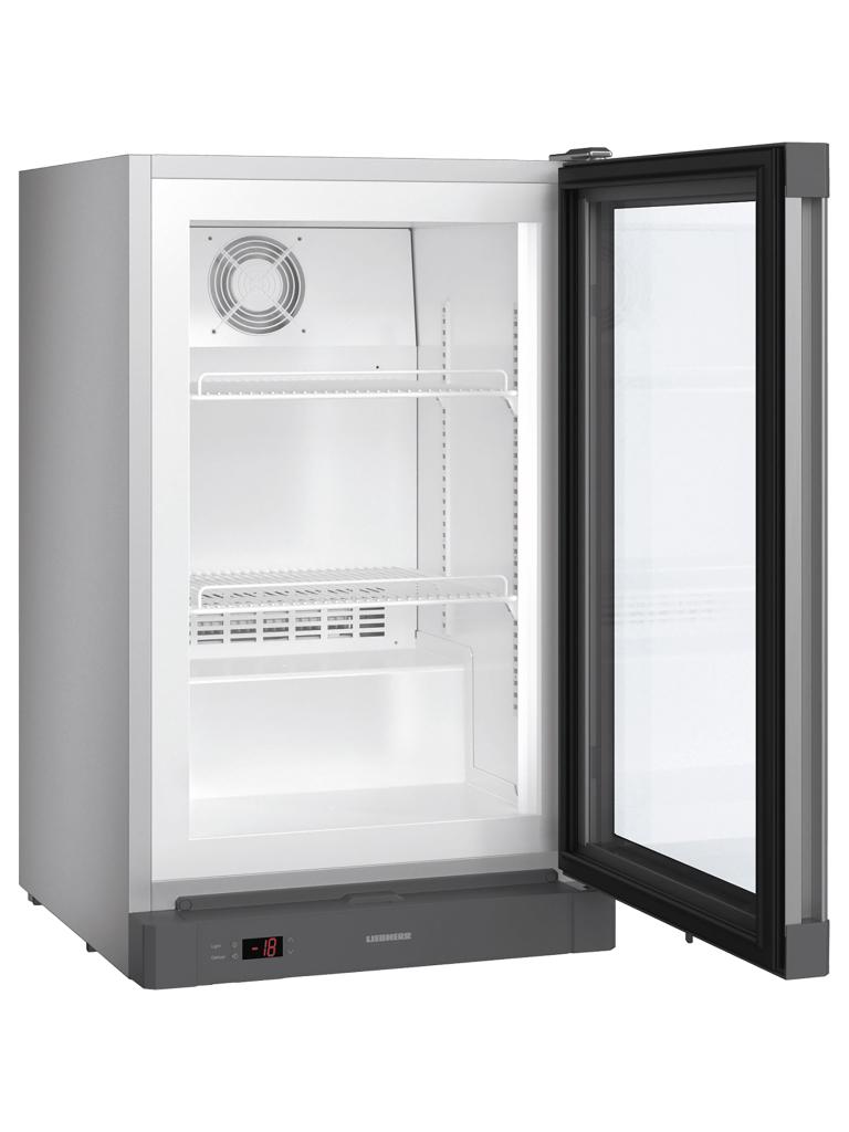 Porte vitrée congélateur - Gris acier - 66 litres - 1 porte - Liebherr - Fv 913-41