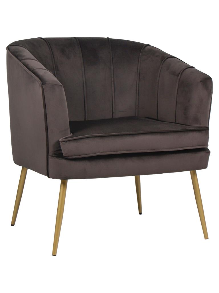 Fauteuil traiteur - Rest - 75 CM - Velours - Anthracite - G-Line