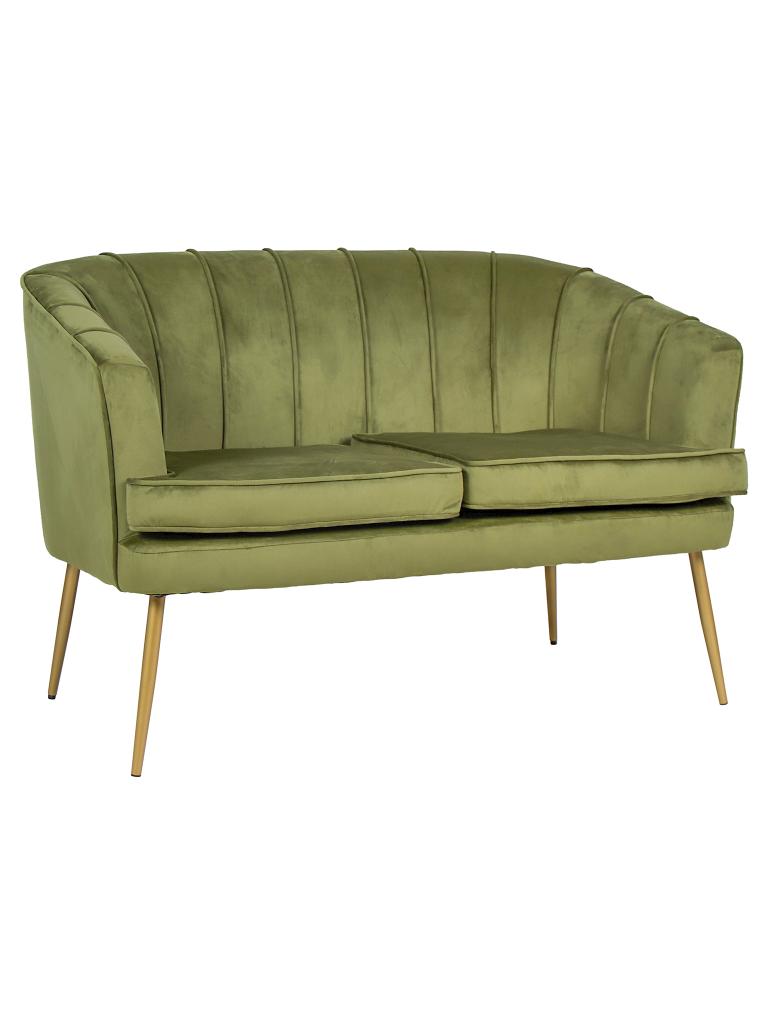 Canapé traiteur - Rest - 120 CM - Velours - Olive - G-Line