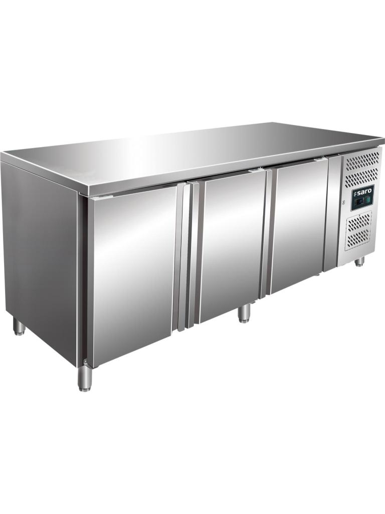 Etabli congélateur - 3 portes - H 86 x L 179,5 cm - 358 Litres - Acier inoxydable - Saro - 323-1078