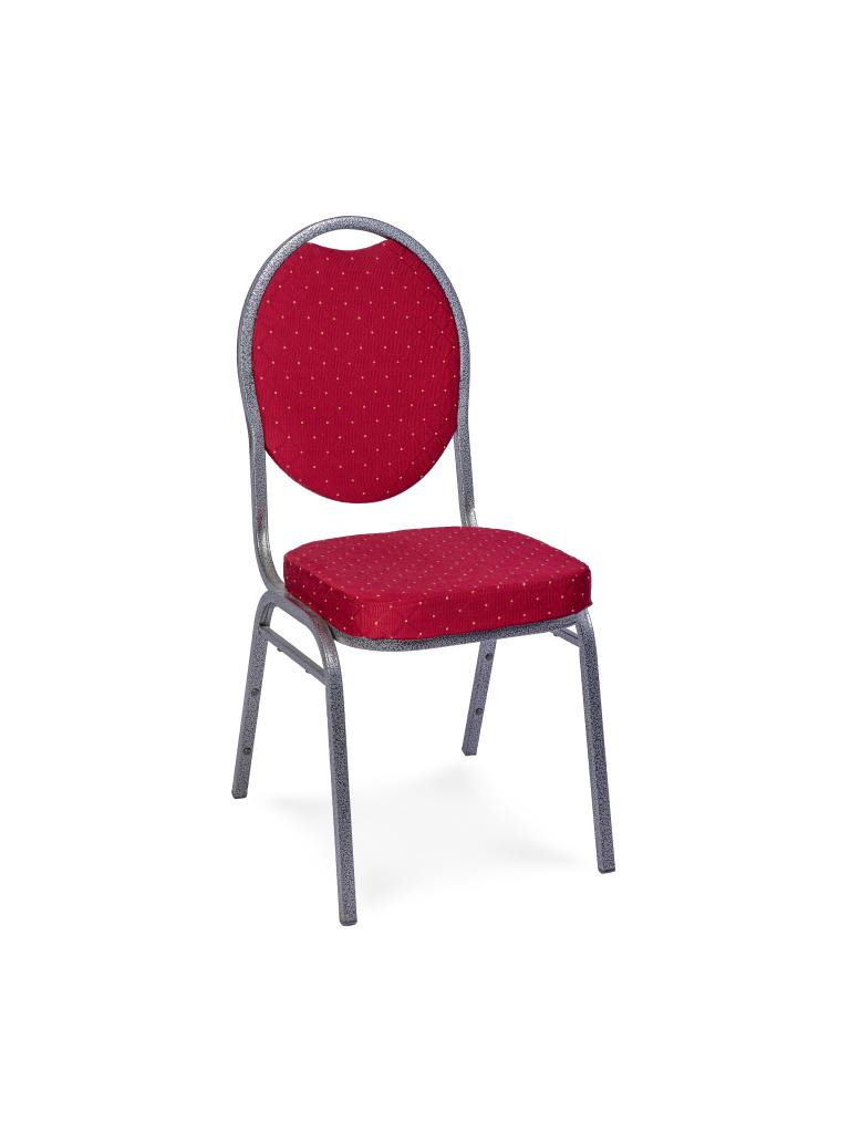 Chaise empilable / Chaise empilable - Havana Red - Martelé - G-Line