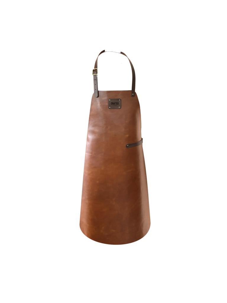 Tablier - Cuir - Cognac - Cuir artisanal