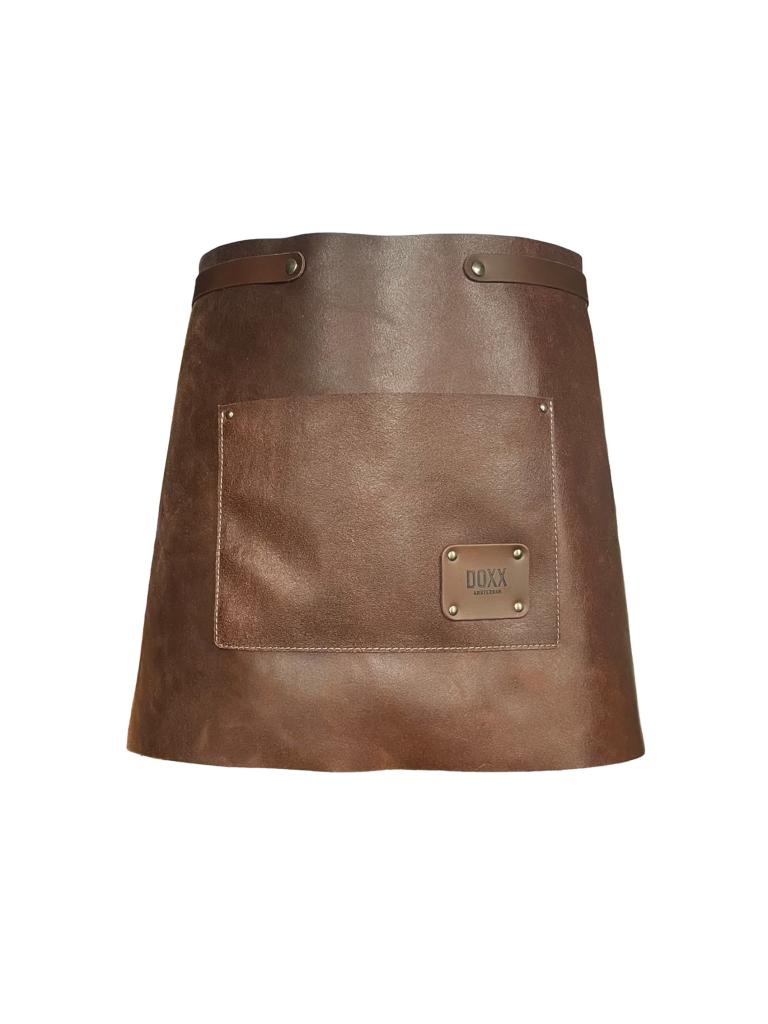 Tablier avec poche - Cuir - Tablier taille - Marron - Cuir fabriqué 