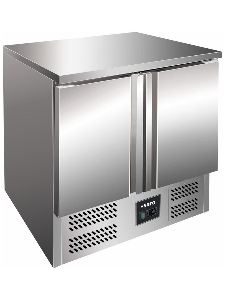 Etabli réfrigéré - 2 portes - H 89 x L 90 cm - inox - Saro - 323-1006