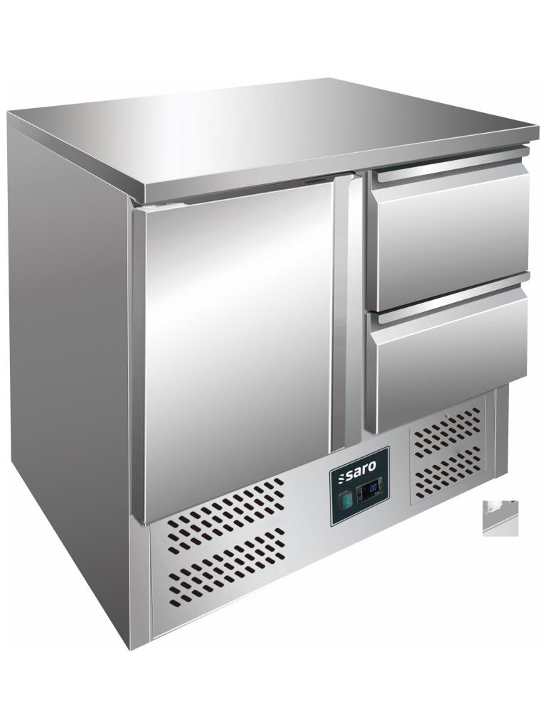 Etabli réfrigéré - 1 porte - H 89 x L 90 cm - inox - Saro - 323-10062