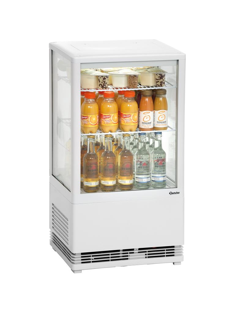 Vitrine réfrigérée - Modèle de table - 58 Litres - Blanc - Bartscher - 700258G