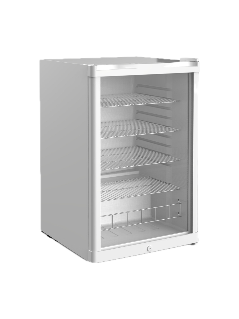 Réfrigérateur porte vitrée - 130 litres - 1 porte - Blanc - Husky - KK111-BK-NL-HU
