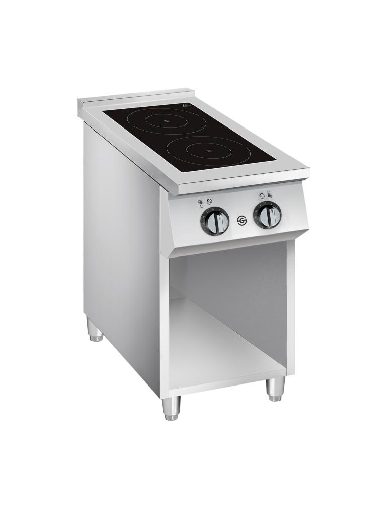 Table de cuisson - Induction - 2 Zones - inox - H 90 x L 40 x P 70 CM - G-line