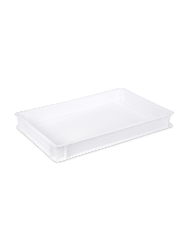 Plateau boule à pizza - Caisse à pâte - H 7 x 60 x 40 CM - Blanc - G-Line