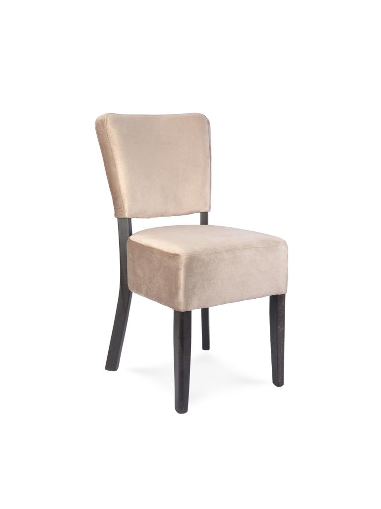 Chaise de restauration - Lisa - Velours - Taupe - G-Line
