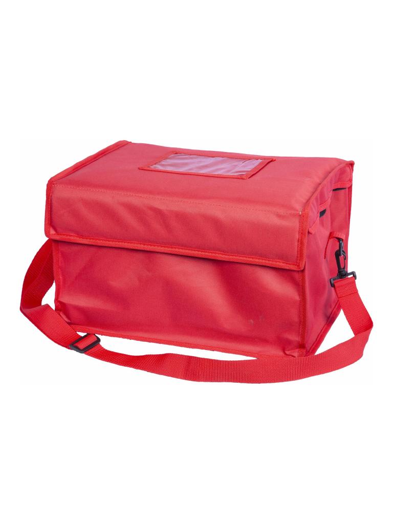 Sac Transport Alimentaire - 42 x 35 x 25 CM - Polyester - Rouge - G-Line