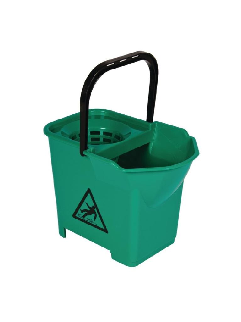 Seau à vadrouille - 14 Litres - Vert - Polypropylène - Jantex - S224