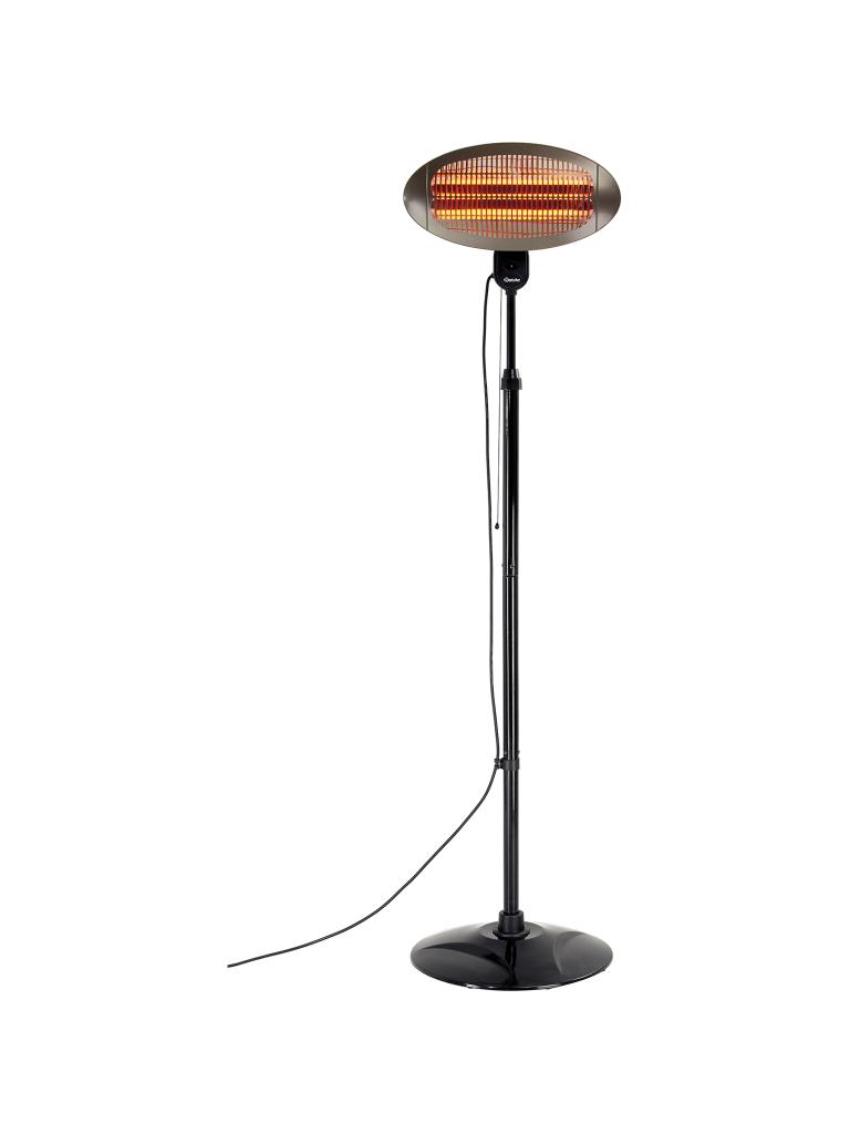 Chauffage de terrasse - Infrarouge - Noir - H 210 x 55 x 50 CM - Bartscher - 825207