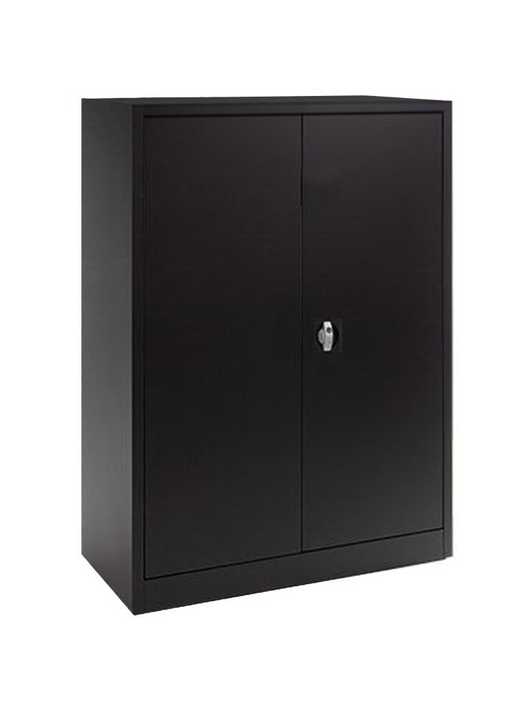 Classeur - Noir - H 120 x 92 x 42 CM - Avec serrure - FLC