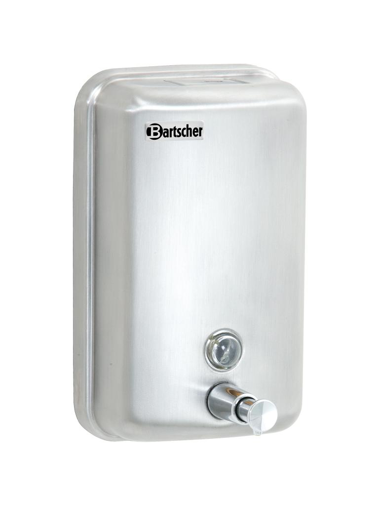 Distributeur de savon - 1 Litre - Mural - Argent - Bartscher - 850007