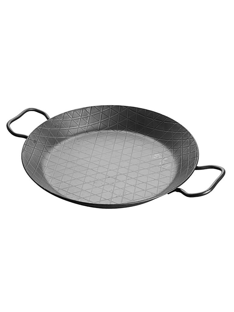 Plat de service Bistro - H 3,5 CM - 1,25 KG - Ø28 CM - Tôle d'acier - 002328