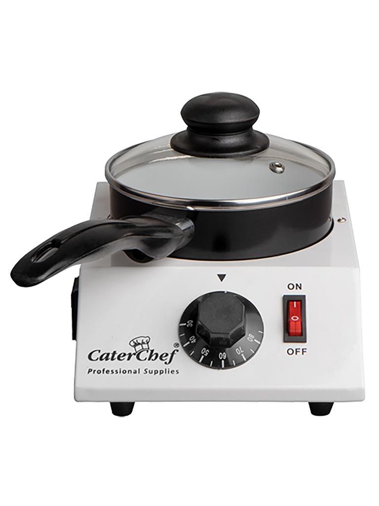 Réchaud Chocolat - H 15,8 x 16,8 x 22,8 CM - 1 KG - 220 - 240 V - 40 W - Inox - 1,25 Litre - +30°C / +80°C - Caterchef - 921530