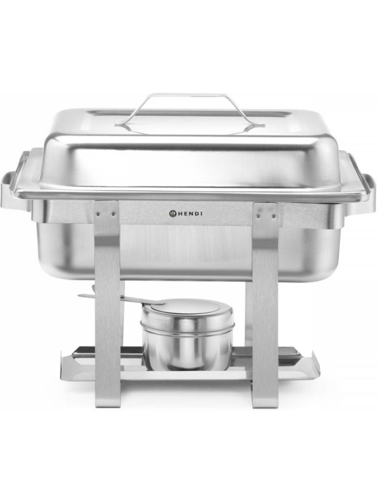 Chafing dish Gastronorm 1/2 - Inox 180 - H 31 X 29,5 X 38,5 CM - Hendi - H475201