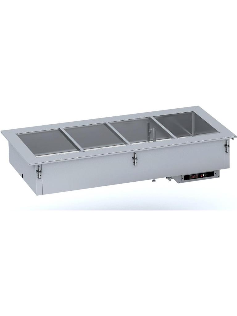 Bain-Marie - Drop-In - Handmatig Water Vullen - 1/1 GN - 230V - H 30.2 x B 51.5 x D 72 CM - Combisteel