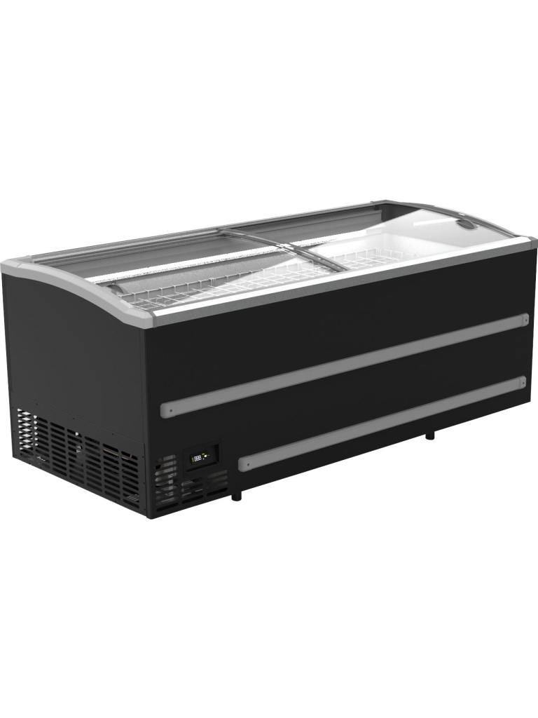 Supermarkt Vrieskist - 870 Liter - Zwart - 230V - H 89.4 x B 187.9 x D 95.2 CM - Combisteel