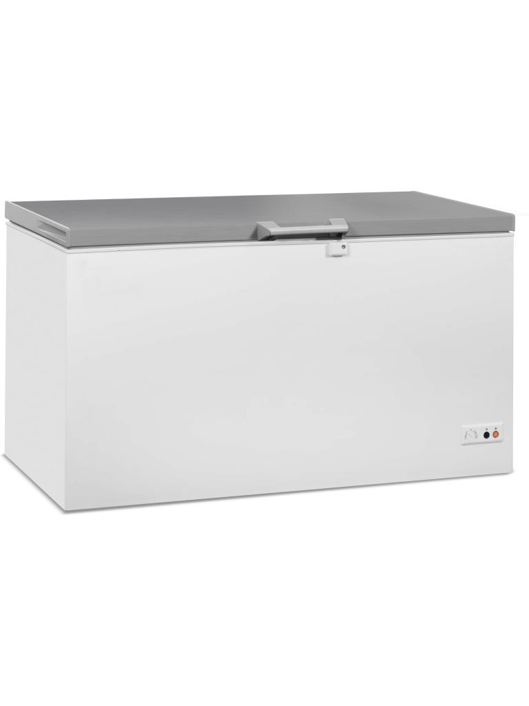 Vrieskist - RVS Deksel - 469 Liter - Wit - 230V - H 84 x B 149.2 x D 74.3 CM - Combisteel