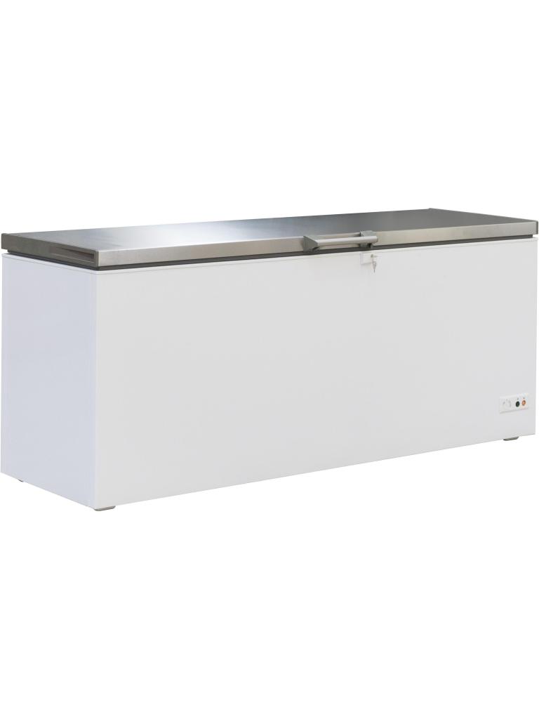 Vrieskist - RVS Deksel - 635 Liter - Wit - 230V - H 84 x B 190.4 x D 74.3 CM - Combisteel