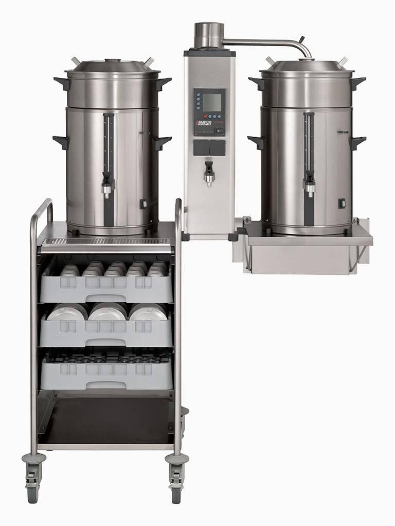 Dispositif de filtre rond - 2 x 10 litres - B10 W - Bravilor - 4.212.601.110