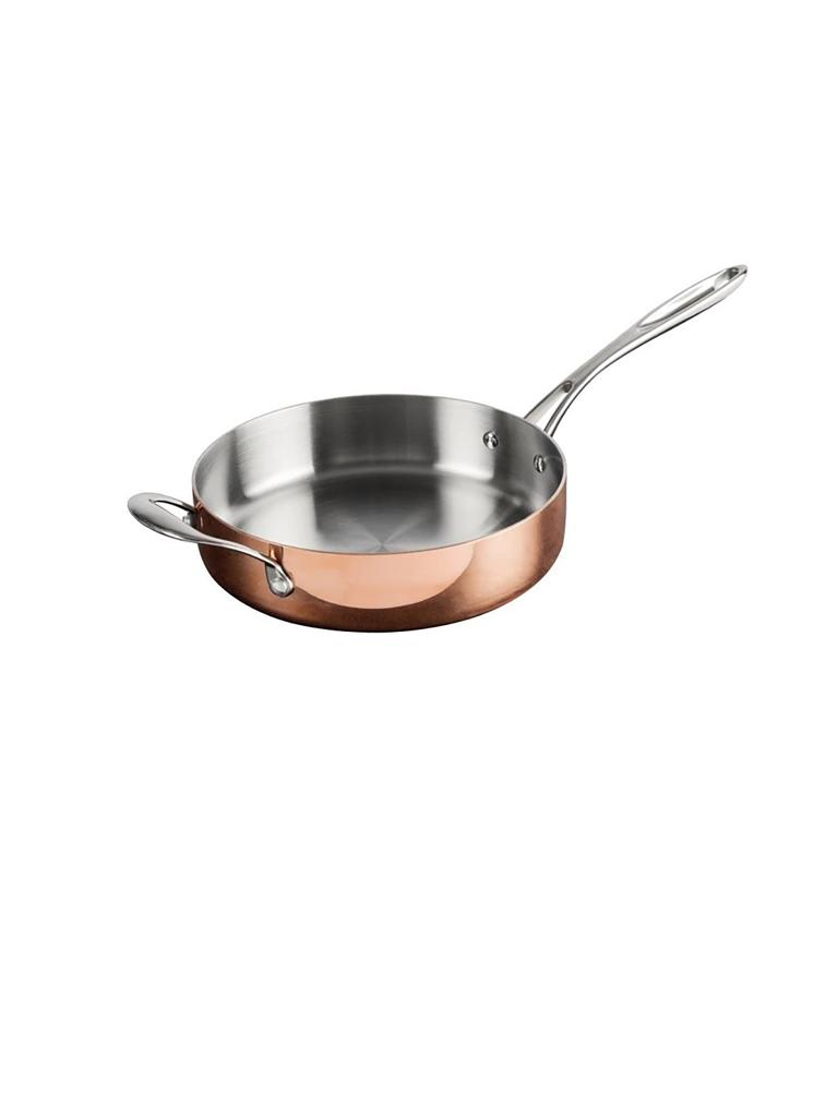 Sauteuse - 2,5 Litre - Ø 24 x H 6 CM - Aluminium/Inox/Cuivre - Vogue - CM676