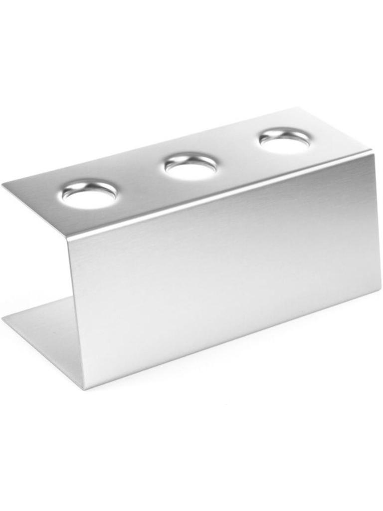 Présentoir à cornet de glace - Inox - H 8.5 X 9.5 X 20 CM - Hendi - 755730