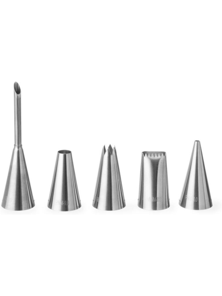 Jeu de douilles de remplissage & décoration - inox 1810 - Hendi - 551592
