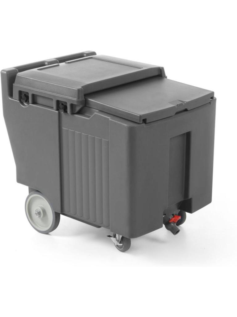 Conteneur à glace isotherme - Distributeur de boissons 110 L avec robinet - HDPE - H 74,5 X 80 X 58,5 CM - Hendi - 877883