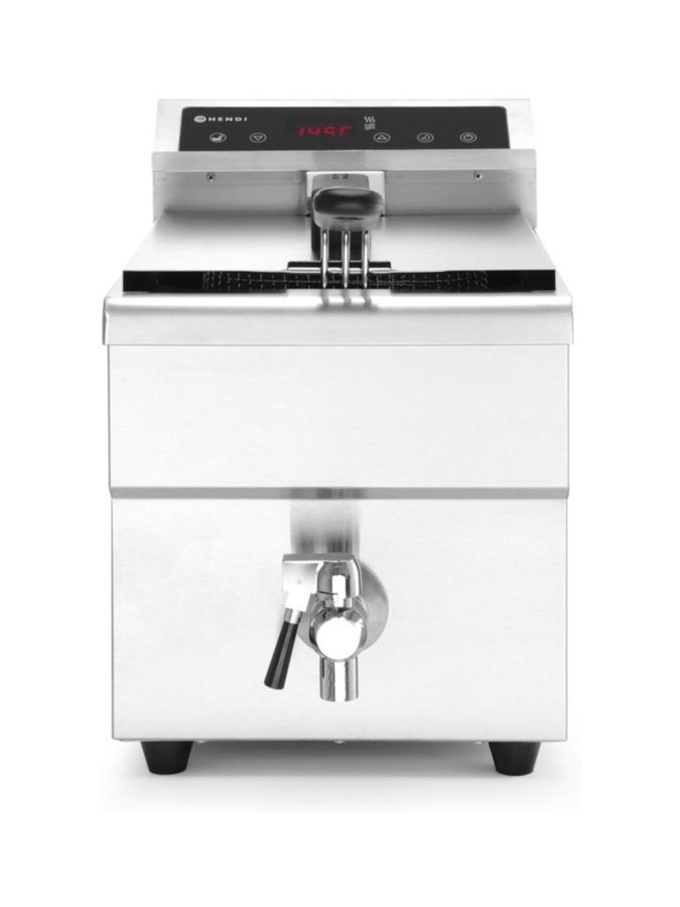 Friteuse à induction Kitchen Line - Inox - H 40,6 X 48,5 X 29 CM - Hendi - 215012