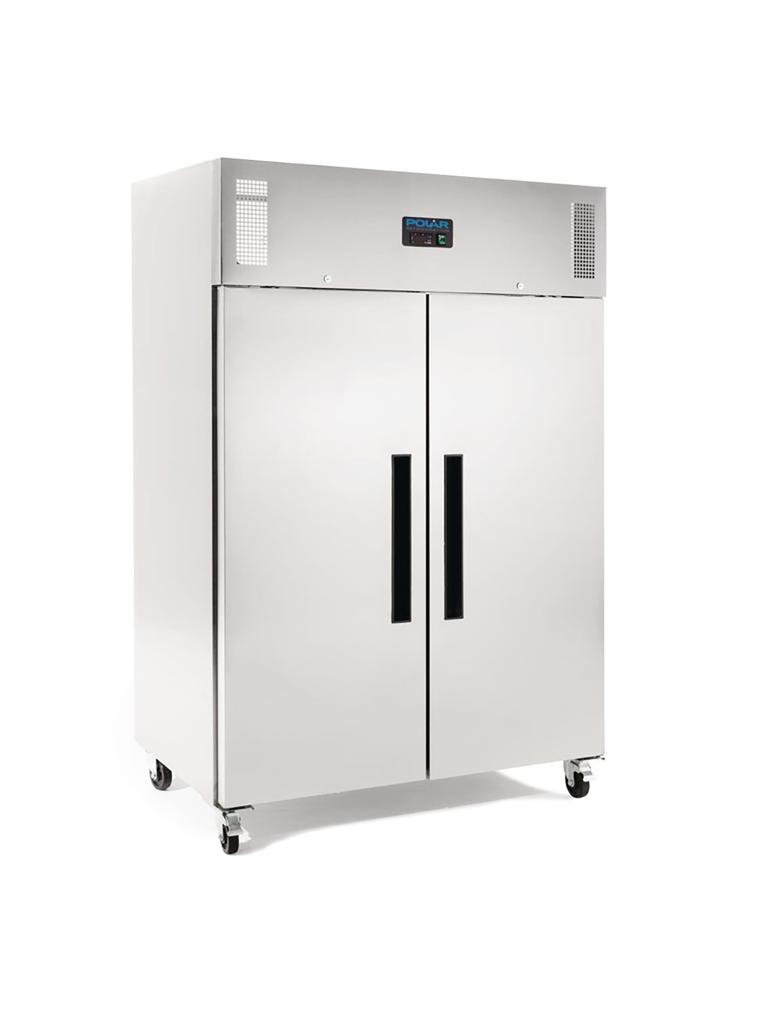 Congélateur traiteur - 2/1 GN - 1200 Litres - 2 portes - H 200 x 134,5 x 81,5 CM - 230 V - Inox - Polar - G595
