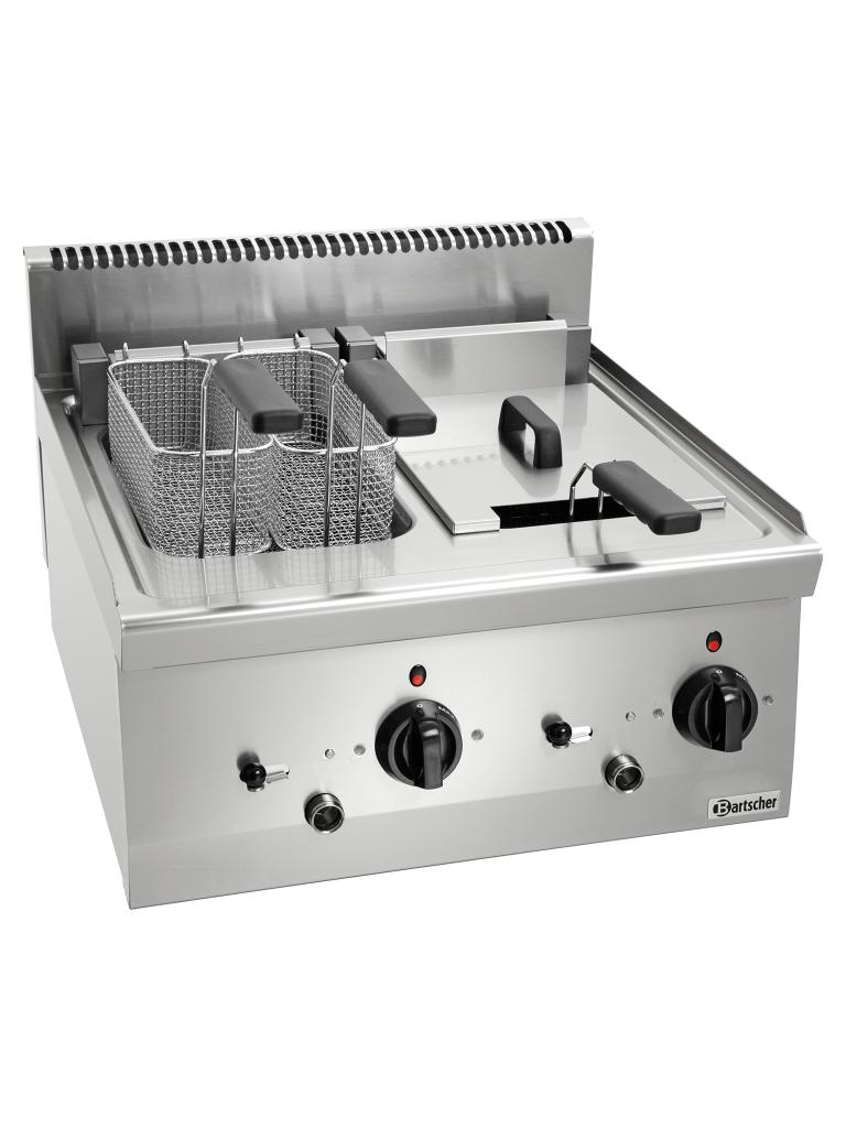 Friteuse - 2 x 8 Litres - Robinet de vidange - 400V - Bartscher - 131425