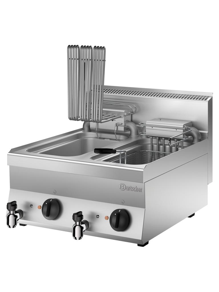 Friteuse - 2 x 10 Litres - Robinet de vidange - 400V - Bartscher - 115205