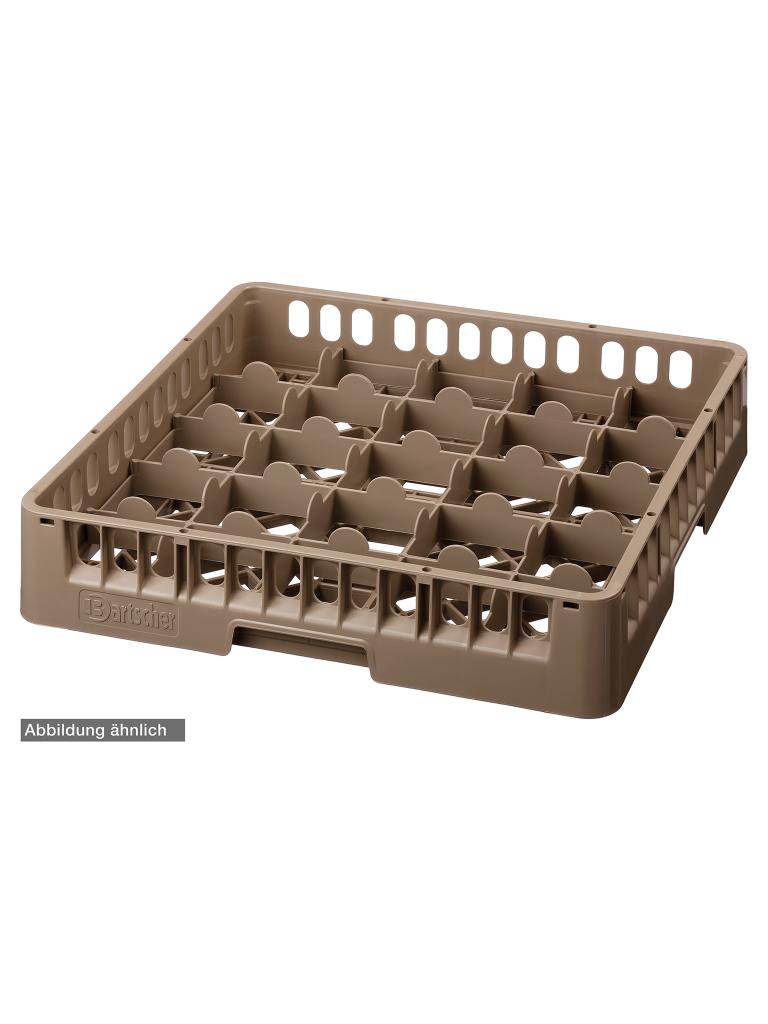 Panier lave-vaisselle pour verrerie - 25 compartiments - 50 x 50 x 14,2 cm - Bartscher - 5327
