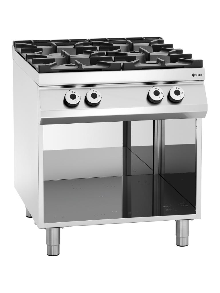 Cuisinière à gaz - 4 feux - Bartscher - 2951131