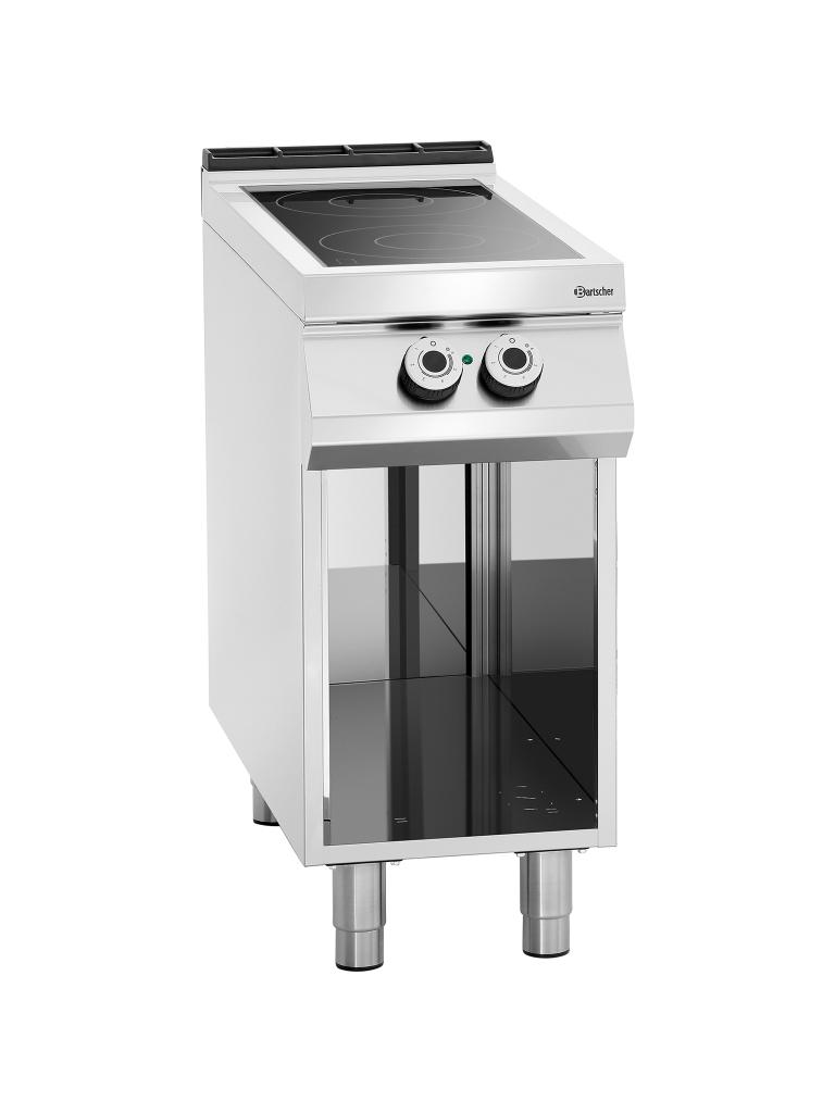 Cuisinière électrique - 2 zones de cuisson - Structure ouverte - Bartscher - 296411