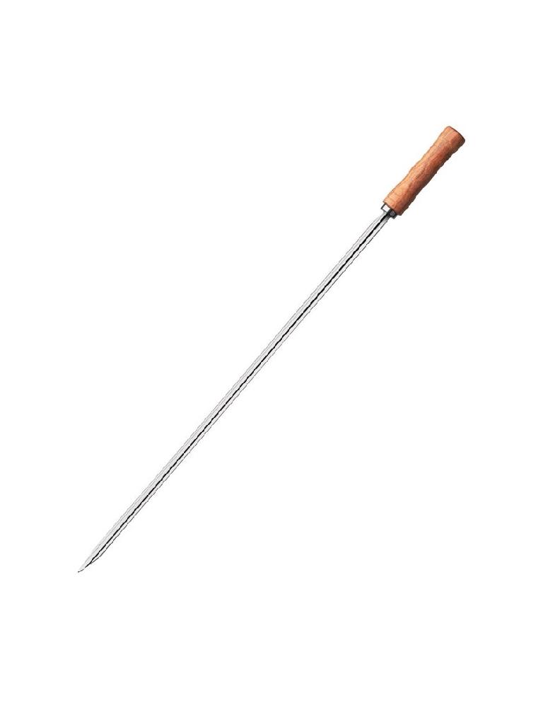 Brochette à barbecue - H 27,5 x 22,5 x 13,5 x 55 CM - Bois/Inox - Tramontina Churrasco - DC470