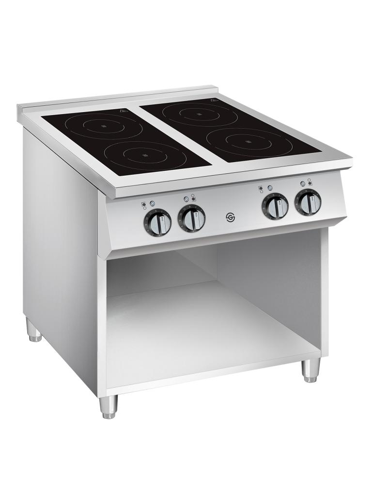 Kooktafel - Inductie - 4 Zones - RVS - H 87 x B 70 x D 80 CM - G700 Line - G-line