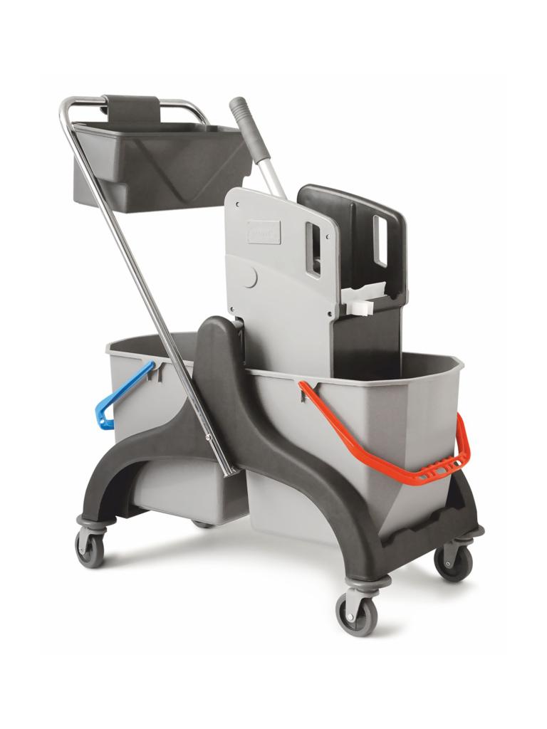 Chariot de ménage - Plastique / Aluminium - Ensemble complet - 2 x 25 Litre - G-Line