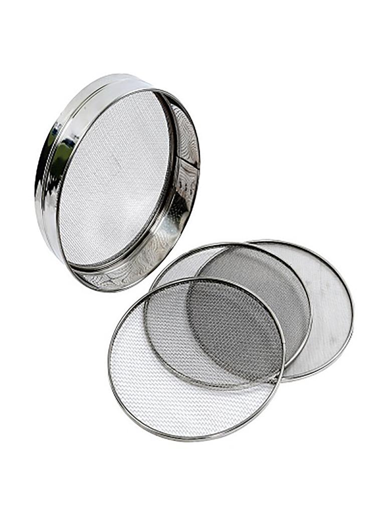 Tamis boulanger - Lot de 4 - 0,75mm/1mm/2mm/3mm - 21 CM - Inox - G-Line