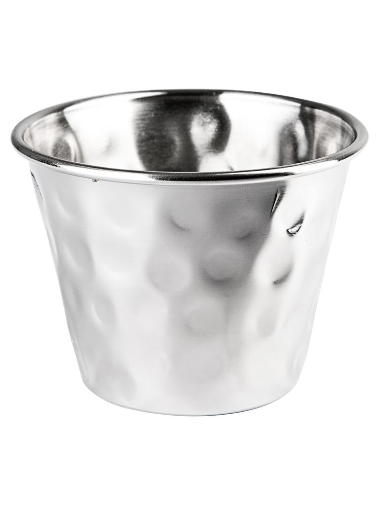 Plat à trempette - Inox - Martelé - 75 ML - G-Line