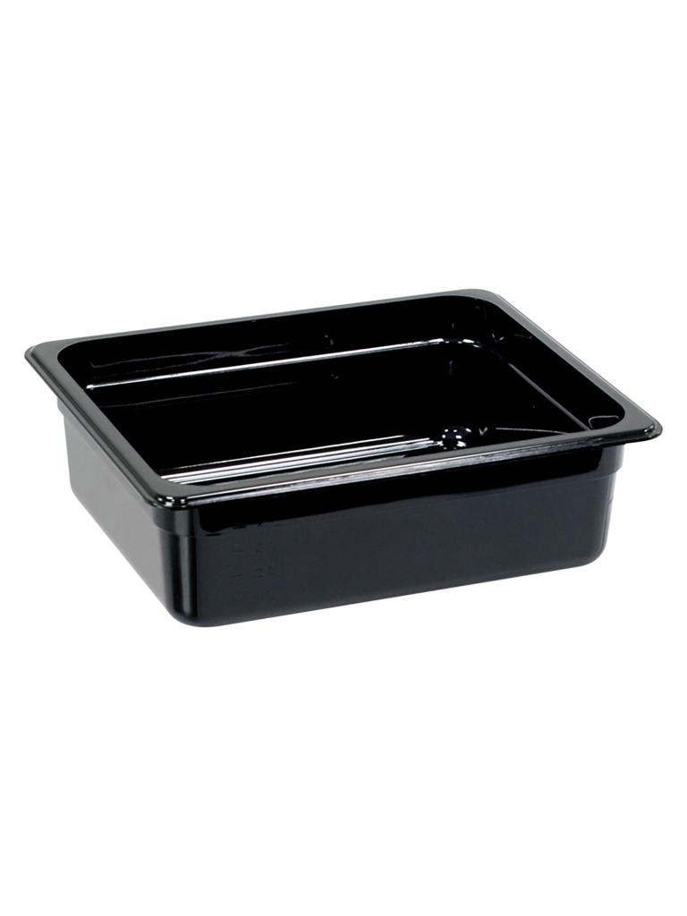 Bac gastronorme - Polycarbonate - Noir - 1/2 GN - 100 mm - G-Line
