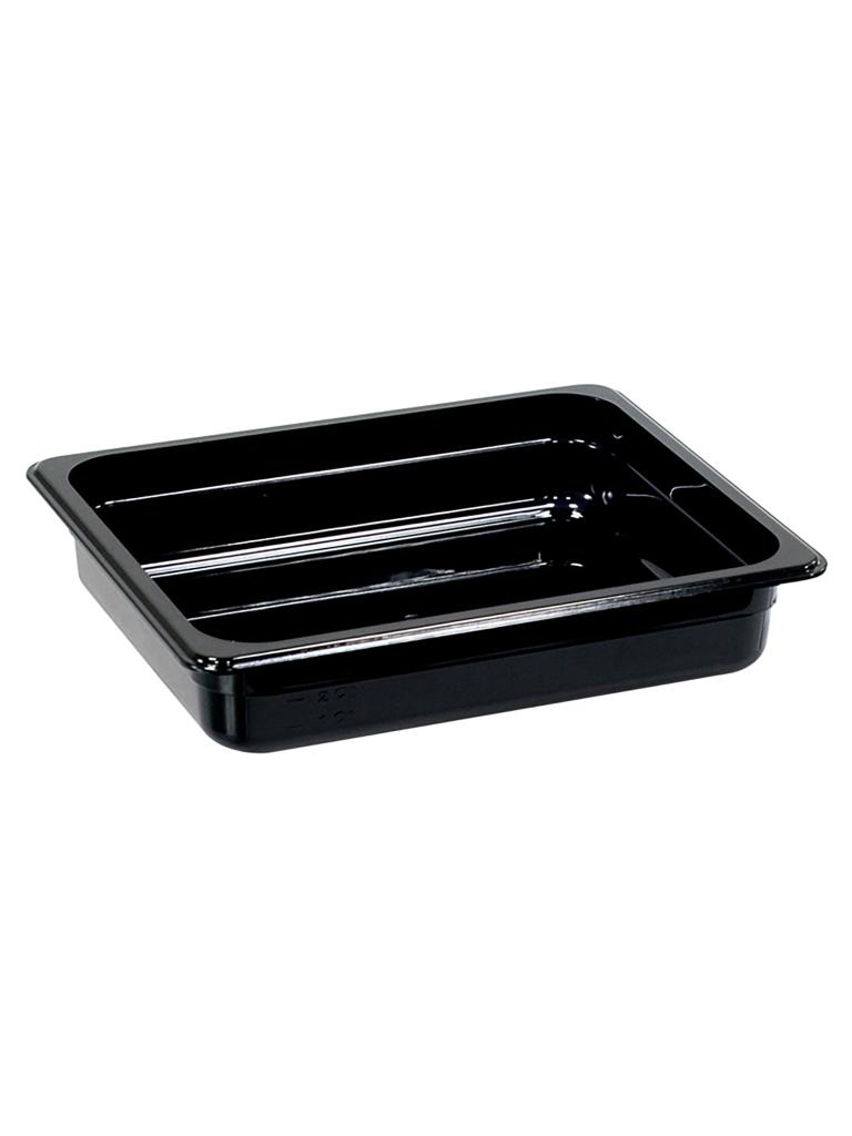 Bac gastronorme - Polycarbonate - Noir - 1/2 GN - 65 mm - G-Line